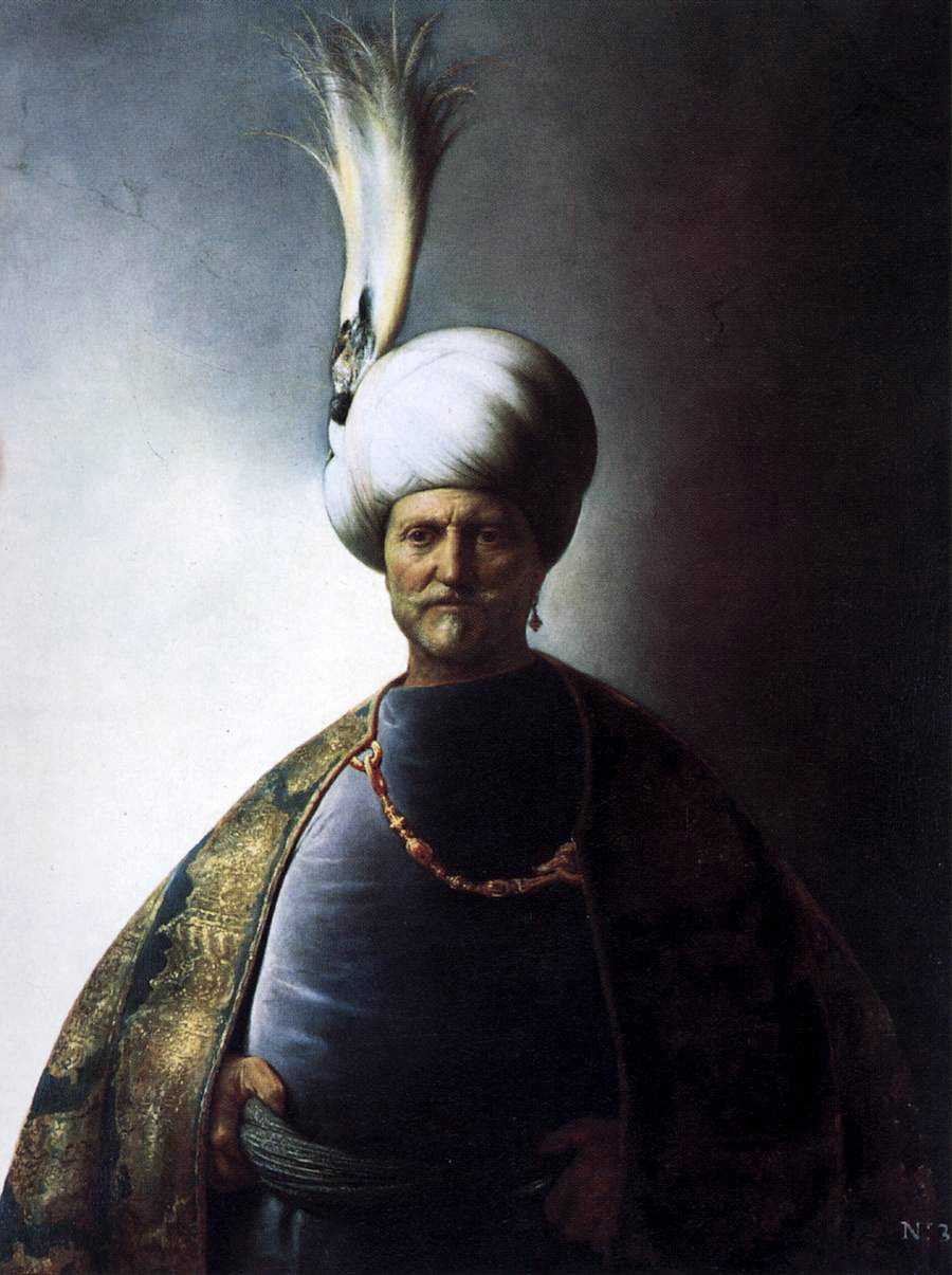 old man in oriental garb